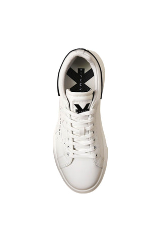 John Richmond 22203/CP White Calf-Skin Leather Casual Sneakers (JR1002)-AmbrogioShoes