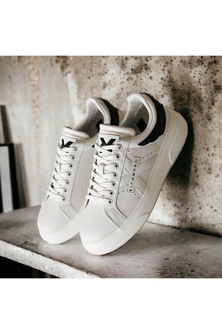 John Richmond 22203/CP White Leather Casual Sneakers (JR1002)