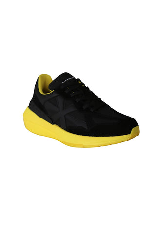 John Richmond 22224/CP Black Fabric / Suede Casual Sneakers (JR1001)-AmbrogioShoes