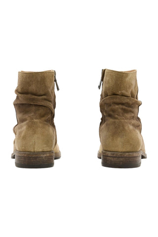 John Varvatos Morrison TeakWood Brown Suede Sheep Leather Sharpei Boots (JV1003)-AmbrogioShoes