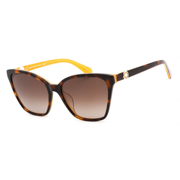 Kate Spade AMIYAH/G/S Sunglasses Yellow Havana / Brown Gradient-AmbrogioShoes