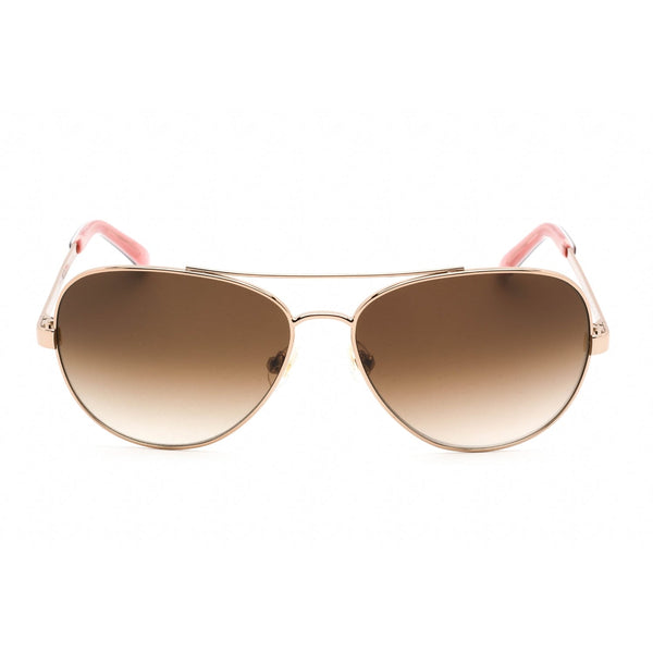 Kate Spade Avaline/S Sunglasses Red Gold / Brown Gradient-AmbrogioShoes