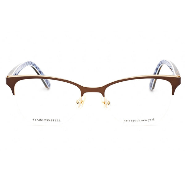 Kate Spade BRIEANA Eyeglasses BROWN/Clear demo lens-AmbrogioShoes