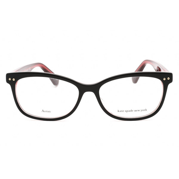 Kate Spade Bronwen Eyeglasses BLACK PINK/Clear demo lens-AmbrogioShoes