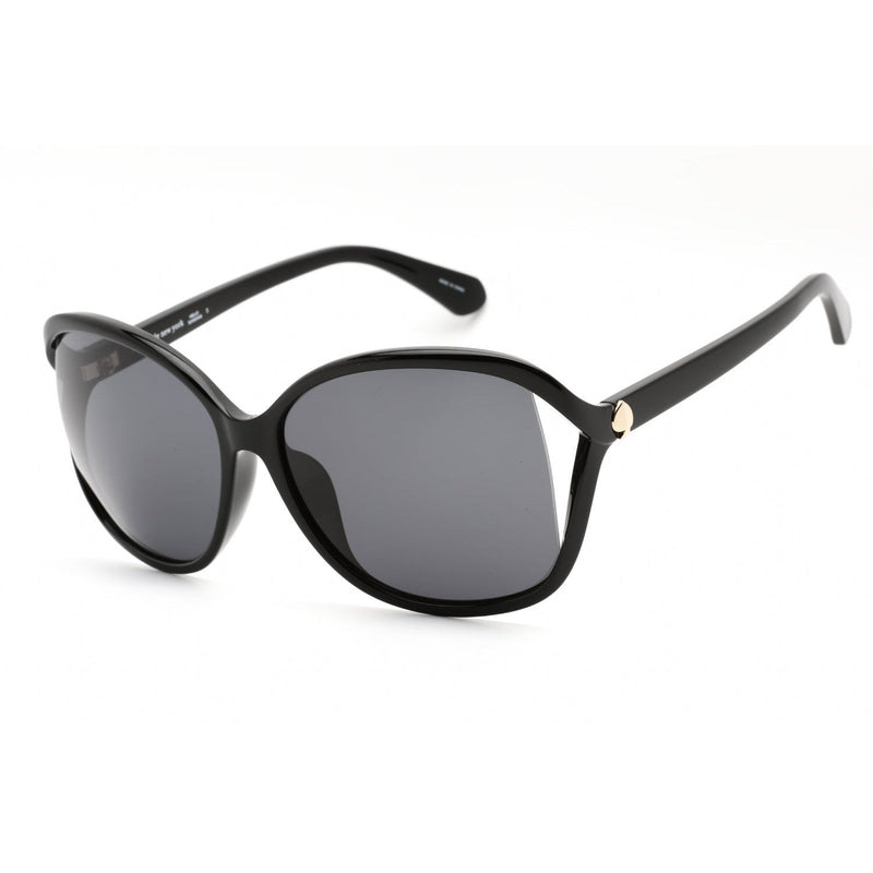Kate Spade GLORIANN/F/S Sunglasses BLACK / GREY-AmbrogioShoes