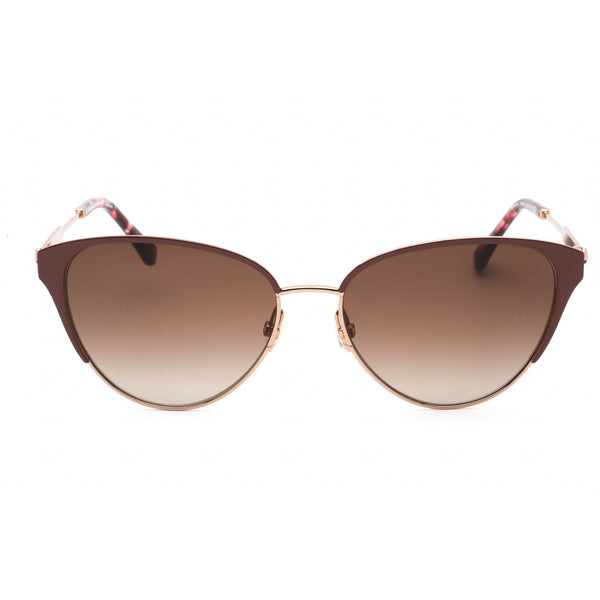 Kate Spade IANNA/G/S Sunglasses Rose Gold Red / Brown Gradient-AmbrogioShoes