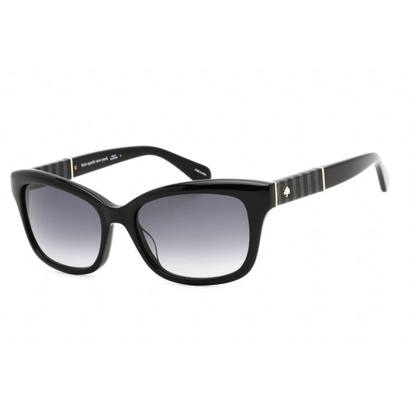 Kate Spade Johanna 2/S Sunglasses Black (9O) / Dark Grey Gradient-AmbrogioShoes