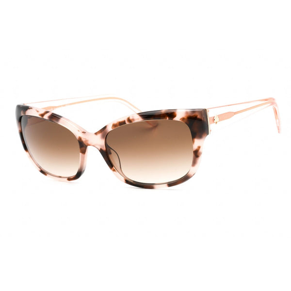 Kate Spade Johanna/S Sunglasses Havana Rose Pink (B1) / Brown Gradient Unisex-AmbrogioShoes