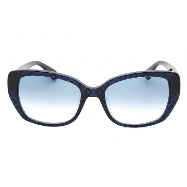 Kate Spade KENZIE/G/S Sunglasses BLUE/DK BLUE SF-AmbrogioShoes