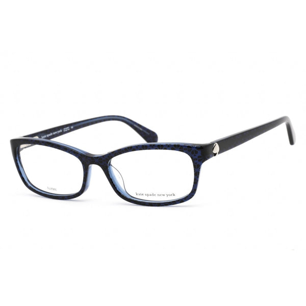 Kate Spade LIZABETH Eyeglasses BLUE PATTERN / Clear demo lens-AmbrogioShoes