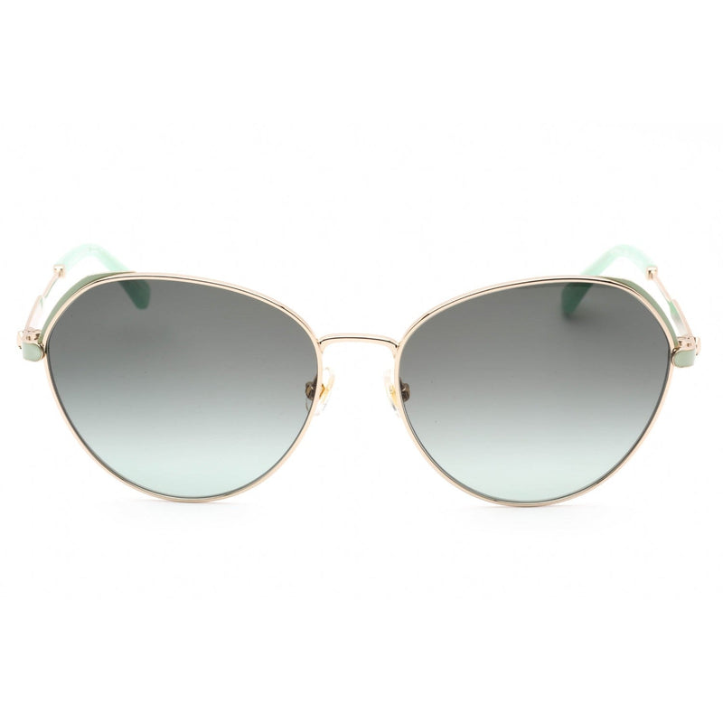 Kate Spade OCTAVIA/G/S Sunglasses Gold Green / GREY SH GREEN Women's-AmbrogioShoes