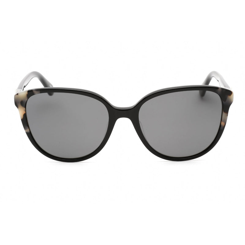 Kate Spade VIENNE/G/S Sunglasses BLACK/GREY PZ Women's-AmbrogioShoes