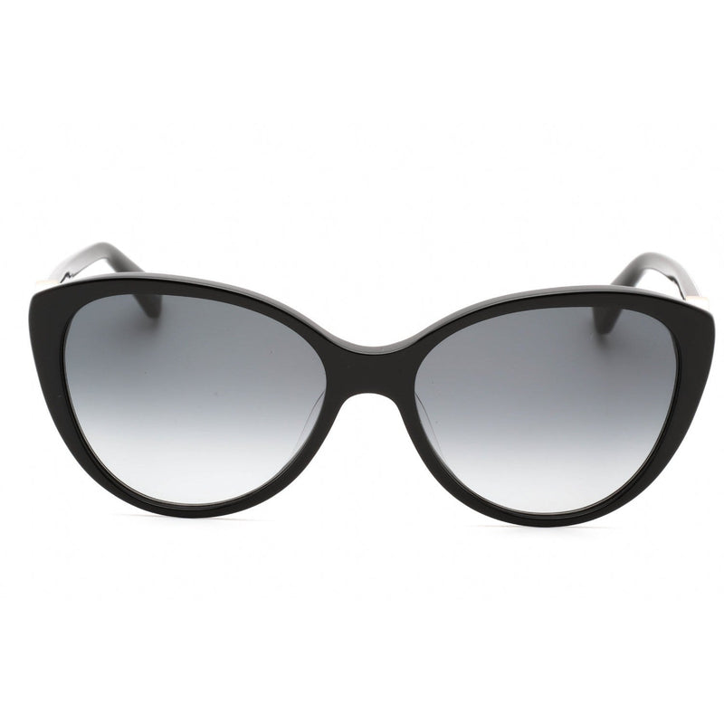 Kate Spade VISALIA/G/S Sunglasses BLACK/DARK GREY SF Women's-AmbrogioShoes