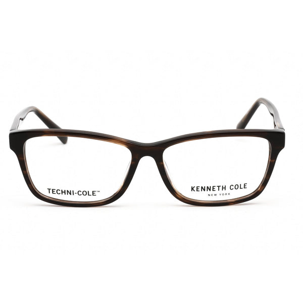 Kenneth Cole New York KC0333 Eyeglasses Shiny Light Brown / Clear Lens-AmbrogioShoes