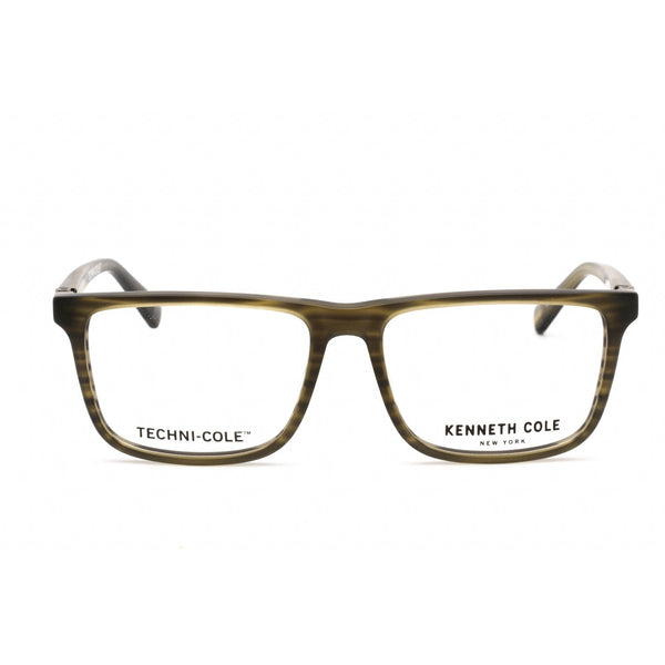 Kenneth Cole New York KC0337 Eyeglasses Matte Dark Green / Clear Lens-AmbrogioShoes