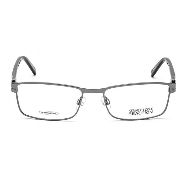 Kenneth Cole Reaction KC0752 Eyeglasses Shiny Gumetal / Clear Lens-AmbrogioShoes