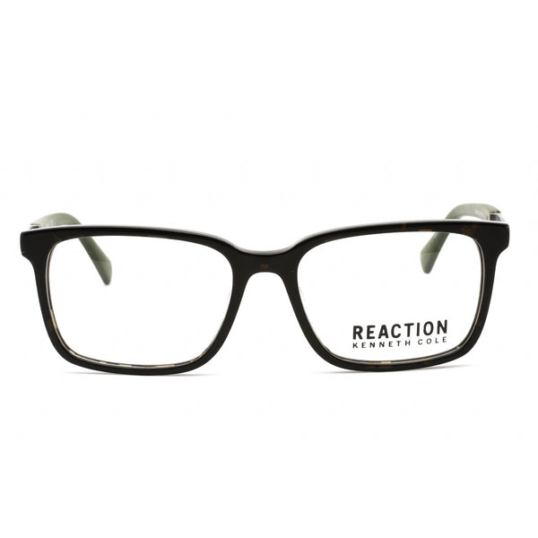 Kenneth Cole Reaction KC0825 Eyeglasses shiny dark green/Clear demo lens-AmbrogioShoes