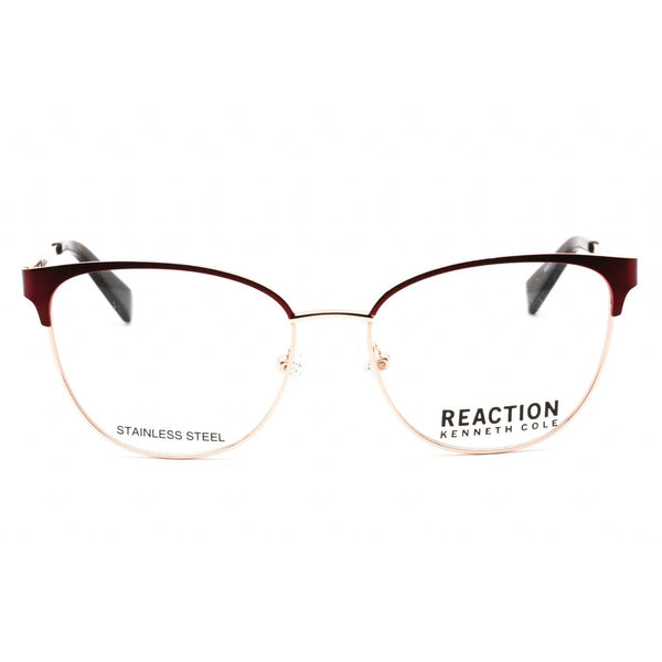 Kenneth Cole Reaction KC0877 Eyeglasses Matte Bordeaux / Clear Lens-AmbrogioShoes