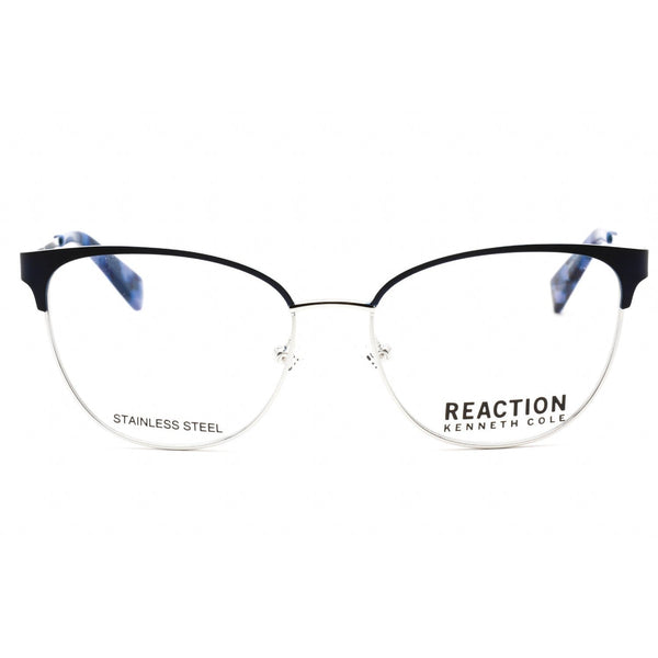 Kenneth Cole Reaction KC0877 Eyeglasses matte blue / clear demo lens-AmbrogioShoes