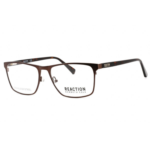 Kenneth Cole Reaction KC0902 Eyeglasses matte dark brown / clear demo lens-AmbrogioShoes