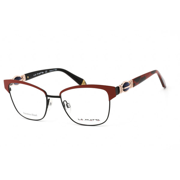 La Matta LMV3249 Eyeglasses Red / Clear Lens-AmbrogioShoes