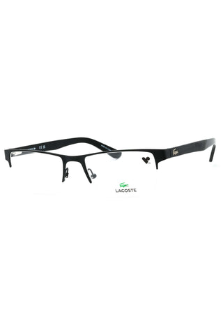 Lacoste L2237 Eyeglasses MATTE BLACK/Clear demo lens-AmbrogioShoes