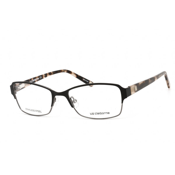 Liz Claiborne L 622 Eyeglasses Satin Black / Clear Lens-AmbrogioShoes
