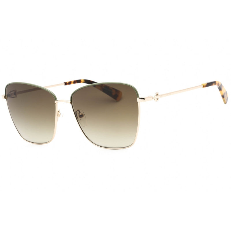 Longchamp LO153S Sunglasses Gold / Khaki Women's-AmbrogioShoes