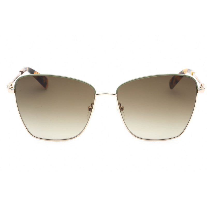 Longchamp LO153S Sunglasses Gold / Khaki Women's-AmbrogioShoes