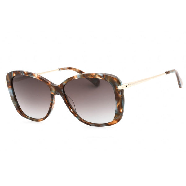 Longchamp LO616S Sunglasses MARBLE BROWN AZURE/Grey Gradient-AmbrogioShoes