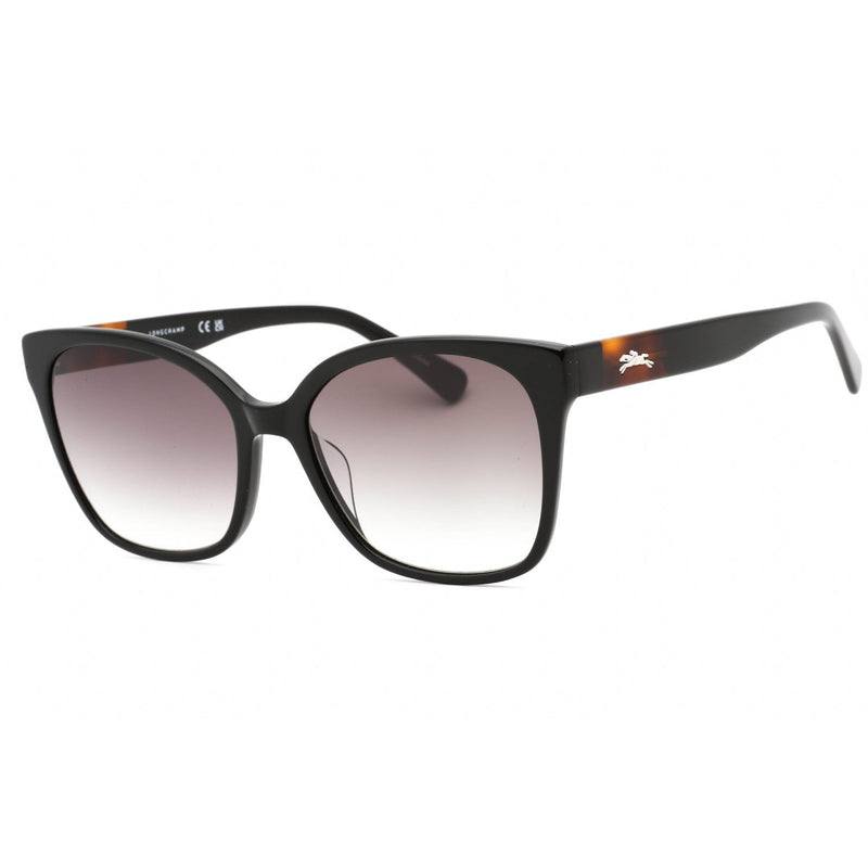 Longchamp LO657S Sunglasses BLACK / Grey Gradient Women's-AmbrogioShoes