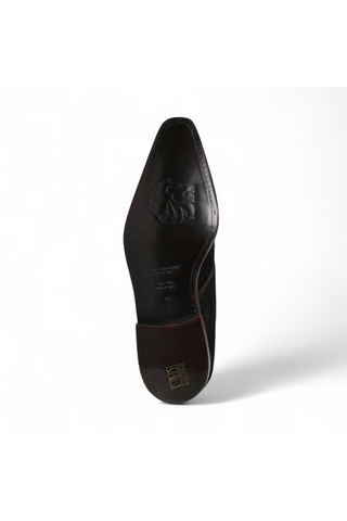 Lowe Valentini Designer Brown Pony Gold-Plated Monk-Straps Loafers (LDM02)