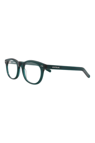 Montblanc  Transparent Petrol Green Eyeglasses
