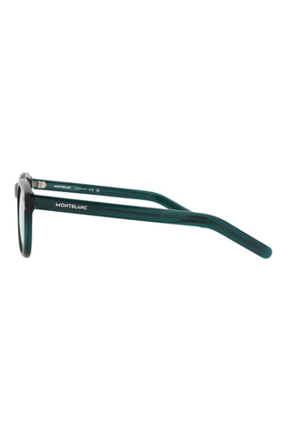 Montblanc  Transparent Petrol Green Eyeglasses