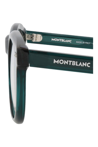 Montblanc  Transparent Petrol Green Eyeglasses