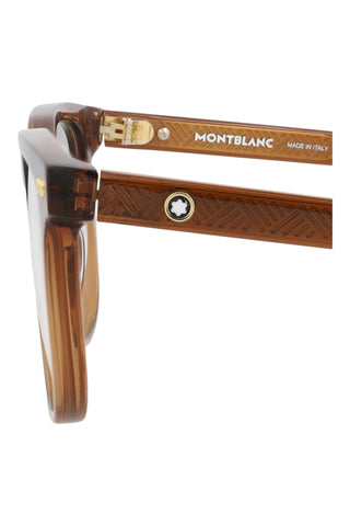 Montblanc  Transparent Brown Eyeglasses