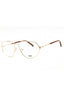 032 - pale gold/Clear demo lens