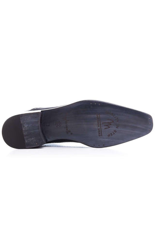 Maglieriapelle Blue Navy Tepekoy Leather Boots (MGS1068)-AmbrogioShoes