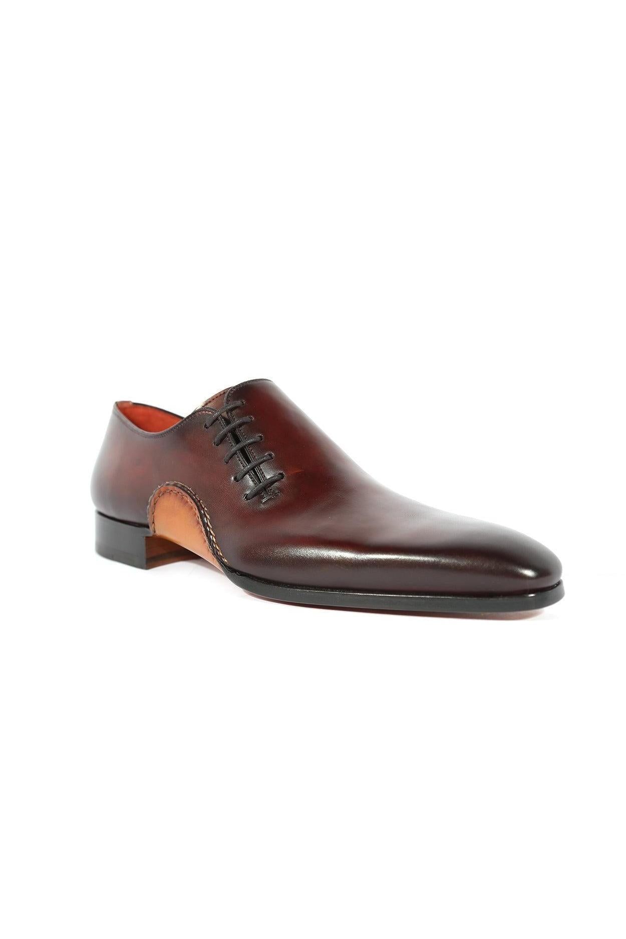Magnanni 15024 Abrahan Burgundy Calf-Skin Leather Whole-Cut Oxfords (M AmbrogioShoes Magnanni 15024 Abrahan Burgundy Calf-Skin Leather Whole-Cut Oxfords (M AmbrogioShoes