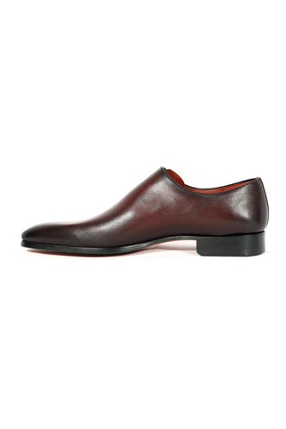 Magnanni 15024 Abrahan Burgundy Calf-Skin Leather Whole-Cut Oxfords (MAGS1129)-AmbrogioShoes