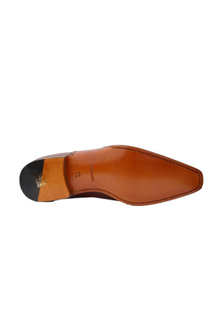 Magnanni 15024 Abrahan Cognac Leather Whole-Cut Oxfords (MAGS1135)-AmbrogioShoes