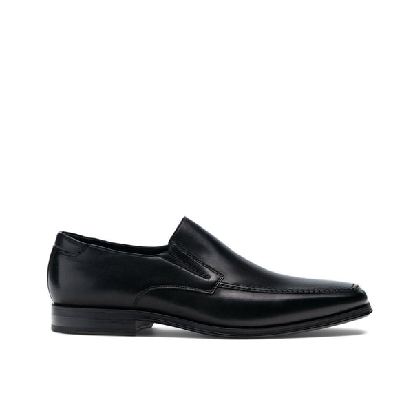 Magnanni 16923 Madrid Men's Shoes Black Nappa Leather Slip-On Loafers (MAG1067)-AmbrogioShoes