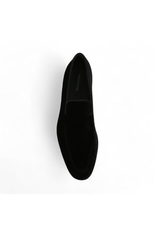 Magnanni 22335 Black Velvet Formal/Dress Loafers (MAGS1148)-AmbrogioShoes