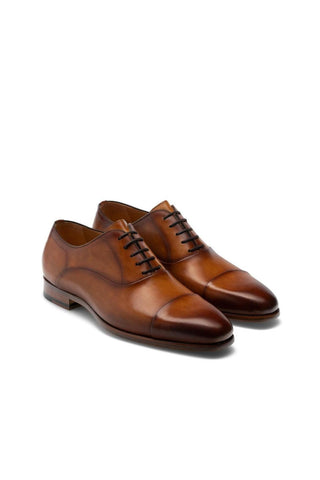 Magnanni 23192 Segovia Brooklyn Curri Calf-Skin Leather Cap-Toe Oxfords (MAGS1033)-AmbrogioShoes