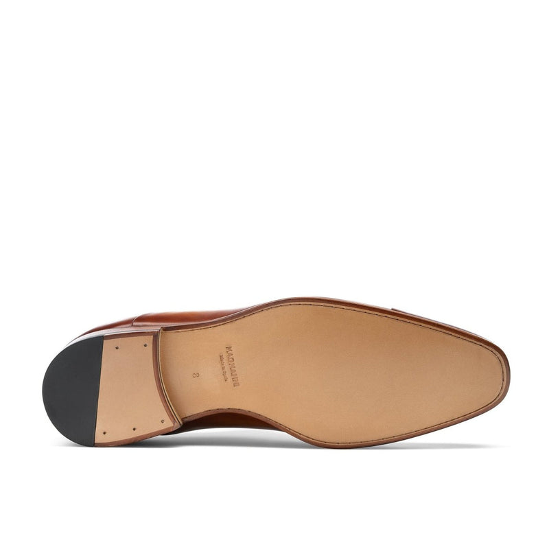 Magnanni 23192 Segovia Men's Shoes Brooklyn Curri Calf-Skin Leather Cap-Toe Oxfords (MAG1033)-AmbrogioShoes