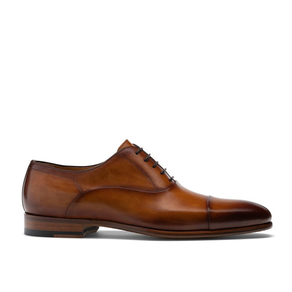 Magnanni 23192 Segovia Men's Shoes Brooklyn Curri Calf-Skin Leather Cap-Toe Oxfords (MAG1033)-AmbrogioShoes