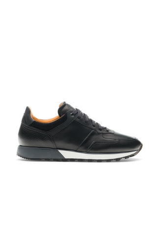Magnanni 23961 Arco Black Leather Casual Sneakers (MAGS1103)