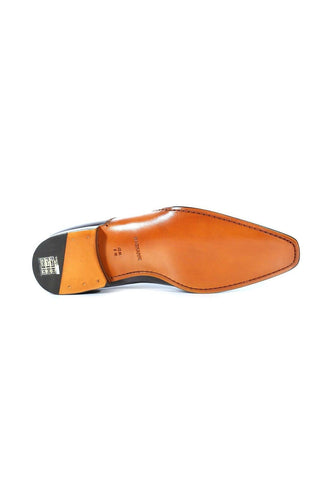 Magnanni 24834 Hayos Navy Laser Embossed / Calf-Skin Leather Derby (MAGS1133)-AmbrogioShoes