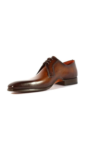 Magnanni 24834 Hayos Tobacco Laser Embossed / Calf-Skin Leather Derby (MAGS1124)-AmbrogioShoes