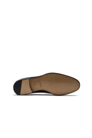 Magnanni Silvano 24385 Black Leather Buckle Slip-On Loafers (MAGS1139)-AmbrogioShoes